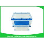 Stackable Collapsible Plastic Containers Convenience Transport 600 * 400 * 88mm