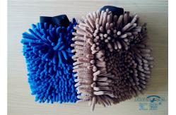 China Easy Auto Care Microfiber Ultra Detersive Sponge Compounded Chenille Car Wash Glove supplier