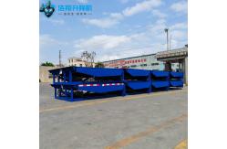 China Blue Mechanical Loading Dock Leveler 20T Warehouse Fixed Hydraulic Dock Leveler supplier