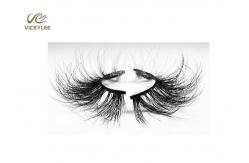 China Natural Black 7D Effect 24mm Permanent Eyelash Extensions supplier