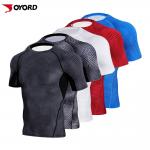 Men Custom Rash Guard Easy Cleaning Unique Design Logo Imprintable for sale