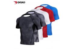 China Men Custom Rash Guard Easy Cleaning Unique Design Logo Imprintable supplier