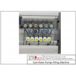 Cam Rotor Pumps Chunk Paste Filling Machine Six Head 380V / 220V