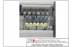 China Cam Rotor Pumps Chunk Paste Filling Machine Six Head 380V / 220V supplier