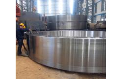 China Rotary Dryer 42CrMo4 Steel Forging Ring Kiln Tyre with Large Diameter supplier
