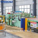 High Precision Metal Cut To Length Machine CTL Line With Film Laminator for sale