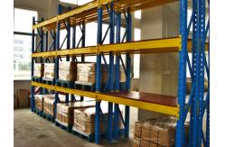 China Blue / Orange Multi Level Heavy Duty Pallet Racking With Cold Rolling Steel supplier
