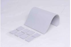 China Waterproof White Transparent Silicone Sheet With Decorative Honeycomb Design supplier