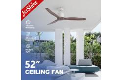 China DC Ceiling Fan With Remote Control Solid Wood Blades High-Speed supplier