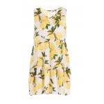 Loose Ladies Plus Size Dresses Short Ladies Dress For Summer Light Print Pattern for sale