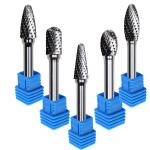 China 6mm Type A Sa Tungsten Carbide Rotary File 1/8 Long Shank Single Double Cut manufacturer