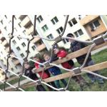 AISI 316 Wire Rope Mesh Net , Flexible Stainless Steel Cable Mesh For Balcony for sale