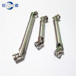 WSS Telescopic Small Universal Joint Shaft Coupling Flexible Silver Color for sale