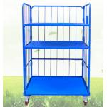 High Loading Capacity Retail Warehouse Corrossion Resistant Logistic Metal Wire Cart for sale