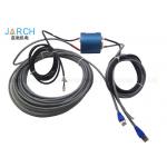 Ethernet slip ring electrical with 1 channel  , Power / signal through bore slip ring Max Speed:500RPM for sale