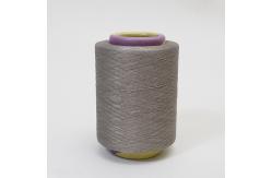 China Cotton TC Recycle Polyester Yarn With Grs Certificate For Woven Label supplier