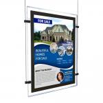 Acrylic Slim Illuminated Crystals Led Lightbox Power Consumption 5.76W Hanging Method Both Vertical and Horizontal Hanging for sale