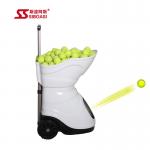 Portable Tennis Ball Tosser Machine Top And Back Spin Adjustment for sale