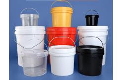 China 1L 5L 20L Capacity Round Plastic Bucket For Versatile Applications supplier