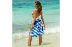 China Unisex Custom Gym Towel Large Size Rectangular Shaped High Colour Fastness supplier