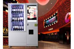 China Hotel FCC Wine Bottle Vending Machine With Refrigerator Elevator supplier