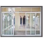 Exterior Interior PVC Sliding Door Insulated Sliding Glass Doors Customized for sale