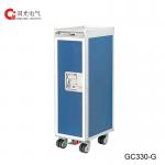 China Aluminum Alloy Half Size Beverage Trolley For Airplane Kitchen for sale
