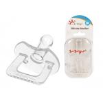 BPA Free ISO Transparent Liquid Silicone Baby Soother for sale