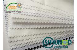 China Collar Fusable Interfacing With 100% Cotton Base Fabric , Cotton Interlining supplier