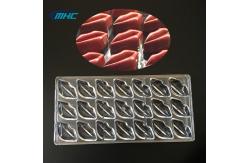 China DIY PC Cake Decorating Chocolate Molds Silicone Mouth Shape supplier