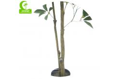 China Lifelike Wiind Resistance Artificial Money Tree Plant , 5ft Outdoor Artificial Tree supplier