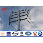 Power Distribution Electrical Steel Tubular Pole Anticorrosive 3mm Thickness