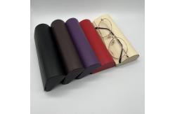 China Custom Sunglasses Eyeglasses Case Box Metal Leather Hard Shell supplier