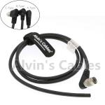 Trigger Strobe PWS Camera Power Cable TIS GigE Camera Hirose 6 Pin Female Right Angle To Open End A Type for sale