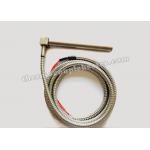 High Density Right Angel Cartridge Heaters , Electrical Heating Elements with Metal Hoses for sale