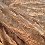 Hand Made Persimmon Dyed Hemp Cotton Fabric 15N*15N 80×50 210gsm for sale