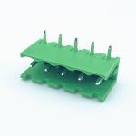 Male 5.0 5.08mm Pitch Pluggable PCB Screw Terminal Blocks for sale