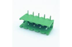 China Male 5.0 5.08mm Pitch Pluggable PCB Screw Terminal Blocks supplier