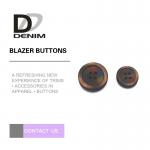 Elegant White Blazer Buttons , Large Colored Buttons With Nickel Free for sale