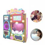 Amusement Game Center Cotton Candy Fairy Floss Vending Machine Coin Operated 110V for sale