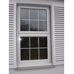 Long Life Single Hung Vinyl Window Vertical Sliding Glass PVC UPVC Window for sale