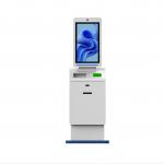 Hotel Smart Check-in Kiosk  with Room Key Card Dispenser and Printer