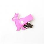Logo Print / Embossing Leather USB Flash Drive Support Encryption / Date Uploading
