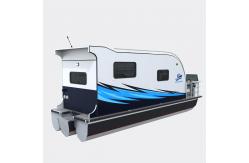China Aluminum 4m Width 7.9m Length House Boat Luxury Floating supplier