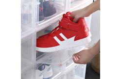 China Plastic Household Storage Container Magnetic Shoe Box supplier