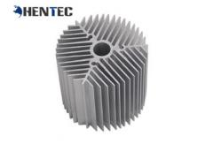 China Silvery Anodized Aluminum Heatsink Extrusion Profiles For Led , Custom Design supplier