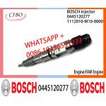 BOSCH 0445120277 Neutral Diesel Fuel Injector Assembly 0445120277 1112010-M10-0000 For FAW Engine for sale