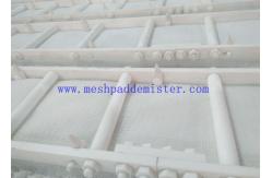 China Pure PTFE Mesh Pad Demister With Mounting Frame Custom Segment Plan supplier