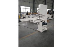 China Semi Automatic Easy Operation Toilet Tissue Paper Roll Cutting Machine supplier