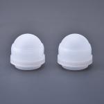 White PP Roller Ball Inserts Ball Diameter 25.4mm For Empty Deodorant Bottle for sale